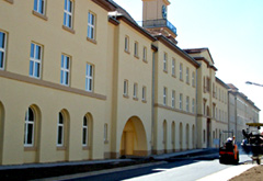 Le Quartier Hornbach in Neustadt an der Weinstraße Gebäude der Forstverwaltung Rheinland-Pfalz